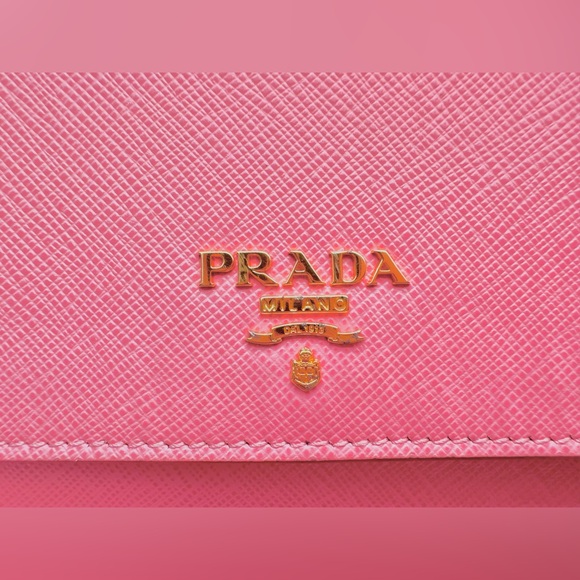 Prada Saffiano Tessuto Bubble Pink crossbody - Picture 4 of 11